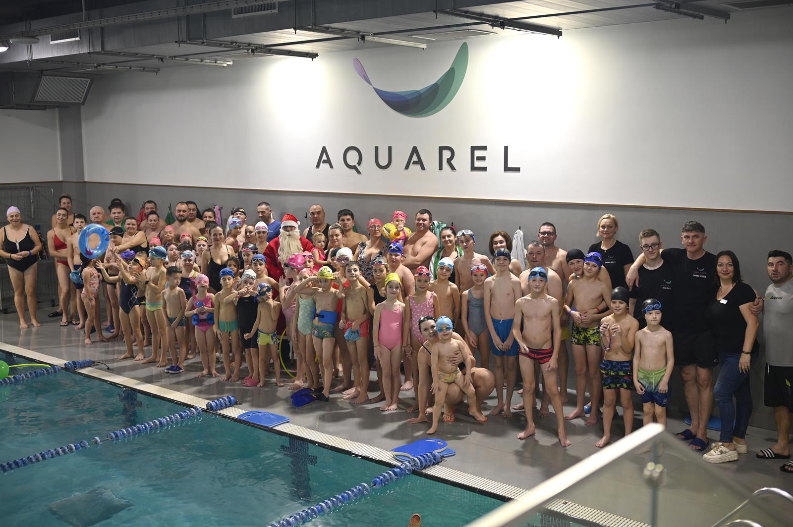 Serbare Moș Crăciun – înot Aquarel