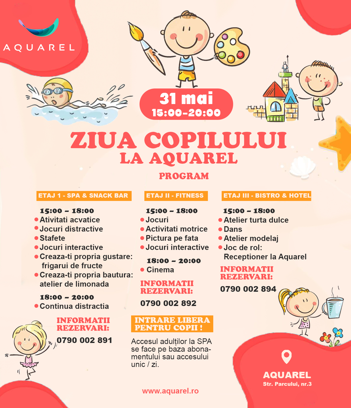 Ziua Copilului la Aquarel